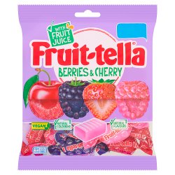 Fruit-tella Berries & Cherry 170g