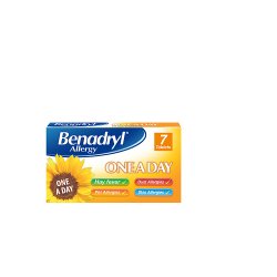 Benadryl 7 One a Day Allergy Tablets