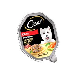 Cesar Country Kitchen Dog Food Tray Chicken & Veg in Gravy 150g PMP 85p