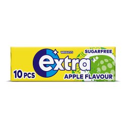 Extra Apple Flavour Sugar Free Chewing Gum 10 Pieces