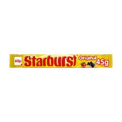 Starburst Vegan Chewy Sweets Fruit Flavoured Bag £0.60 PMP 45g