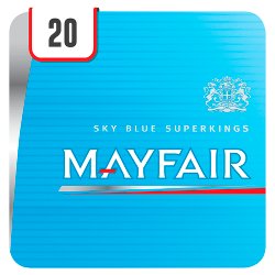 Mayfair Superkings Sky Blue 20 Cigarettes