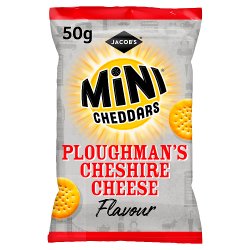 Jacob's Mini Cheddars Ploughman's Cheshire Cheese Snacks 50g