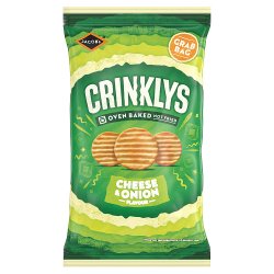 Jacob's Baked Crinklys Cheese & Onion Grab Bag 45g