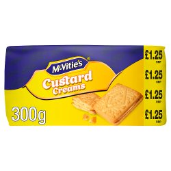 Mcvitie's Custard Creams £1.25 PMP, 300g