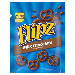 Flipz Milk Chocolate Coated Pretzels 80g 