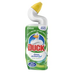 Duck Liquid Toilet Cleaner, Deep Action Gel, Pine Forest 750ml