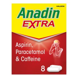 Anadin Extra Pain Relief Tablets 8 Caplets
