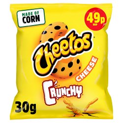 Cheetos Crunchy Cheese Snacks Crisps 49p RRP PMP 30g