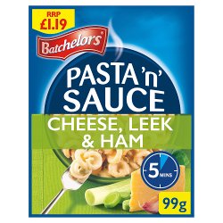 Batchelors Pasta 'n' Sauce Cheese, Leek & Ham Flavour 99g
