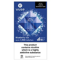 Vuse x2 ePod Pods Blueberry Ice 18 mg/ml