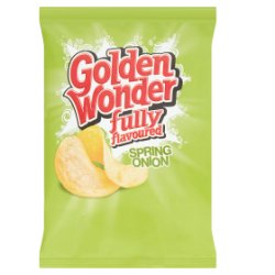 Golden Wonder Fully Flavoured Spring Onion 32.5g