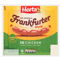 Herta The Original 10 Chicken Frankfurter 350g