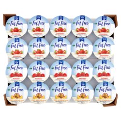 Golden Acre Fat Free Pasteurised Fruit Yogurt Assorted Flavours 20 x 150g