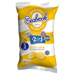 Seabrook Cheese & Onion Flavour The Original Crinkle Cut 5 x 25g