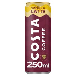 Costa Coffee Vanilla Latte 12 x 250ml