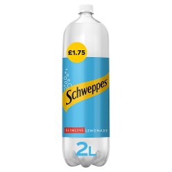 Schweppes Slimline Lemonade 6 x 2L PMP £1.75