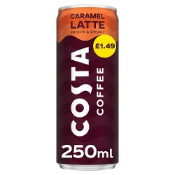 Costa Coffee Caramel Latte 12 x 250ml PM £1.49