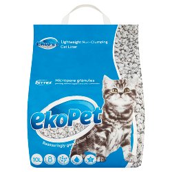 Pettex Ekopet Lightweight Non-Clumping Cat Litter 10L