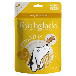 Forthglade Rewards Natural Treats for Dogs Honey & Banana 90g