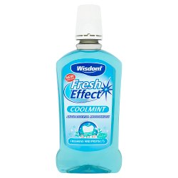 Wisdom Fresh Effect Coolmint Antibacterial Mouthwash 500ml