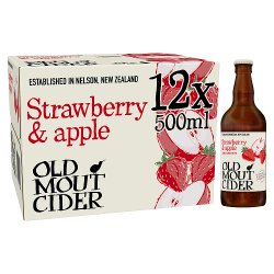 Old Mout Cider Strawberry & Apple Bottle 500ml