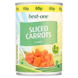 Best-One Sliced Carrots in Water 300g