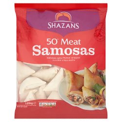 Shazans 50 Meat Samosas 1.65kg