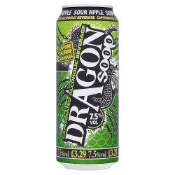 Dragon Soop Caffeinated Alcoholic Beverage Sour Apple 500ml