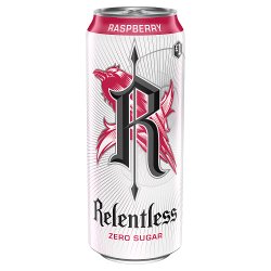 Relentless Raspberry Zero Energy Drink 12 x 500ml PM £1