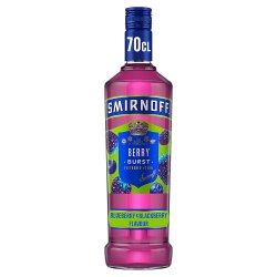 Smirnoff Berry Burst Flavoured Vodka 37.5% vol 70cl Bottle