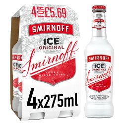 Smiroff Ice 4x275ml £5.69
