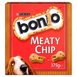 Bonio Dog Biscuit Meaty Chip 375g