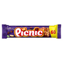 Cadbury Picnic Chocolate Bar 60p 48.4g