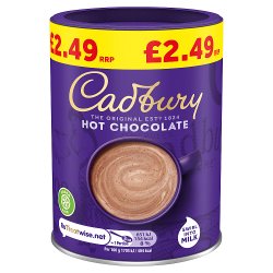 Cadbury Original Drinking Hot Chocolate £2.49 PMP 250g 