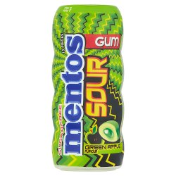 Mentos Sour Gum Green Apple Flavour 30g