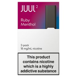 JUUL2 Pods Ruby Menthol 2-pack 18 mg/mL nicotine