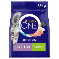 PURINA ONE Sensitive Turkey Dry Cat Food 2.8kg