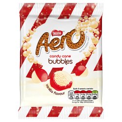 Aero Candy Cane Bubbles Chocolate Sharing Bag 70g