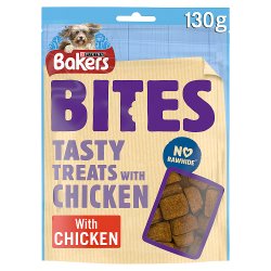 BAKERS Bites Chicken Dog Treats 130g