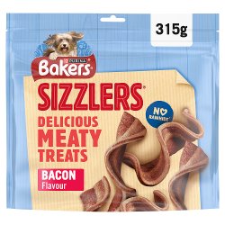 BAKERS Sizzlers Bacon Dog Treats 315g