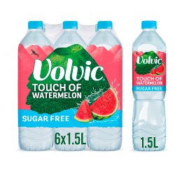 Volvic Touch of Fruit Sugar Free Watermelon Natural Flavoured Water 1.5L