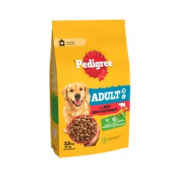Pedigree Complete Adult Dry Dog Food Beef and Vegetables 12kg