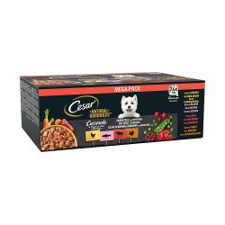 Cesar Natural Goodness Grain Free Adult Dog Food Mix Casserole Tray 24 x 100g