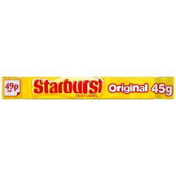 Starburst Original Fruit Chews Sweets £0.49 PMP 45g