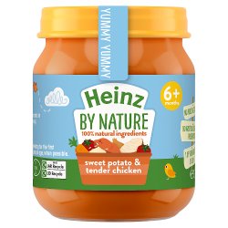 Heinz 4+ Months By Nature Sweet Potato & Tender Chicken 120g