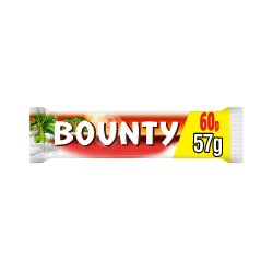 Bounty Coconut Dark Chocolate £0.60 PMP Duo Bar 57g