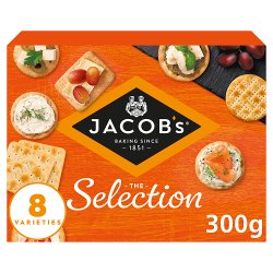 Jacob's Biscuits for Cheese 8 Variety Assortment 300g