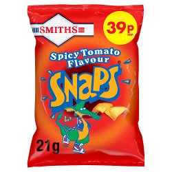 Smiths Snaps Spicy Tomato Snacks 39p RRP PMP 21g