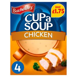 Batchelors Cup a Soup Chicken 4 Instant Soup Sachets 81g